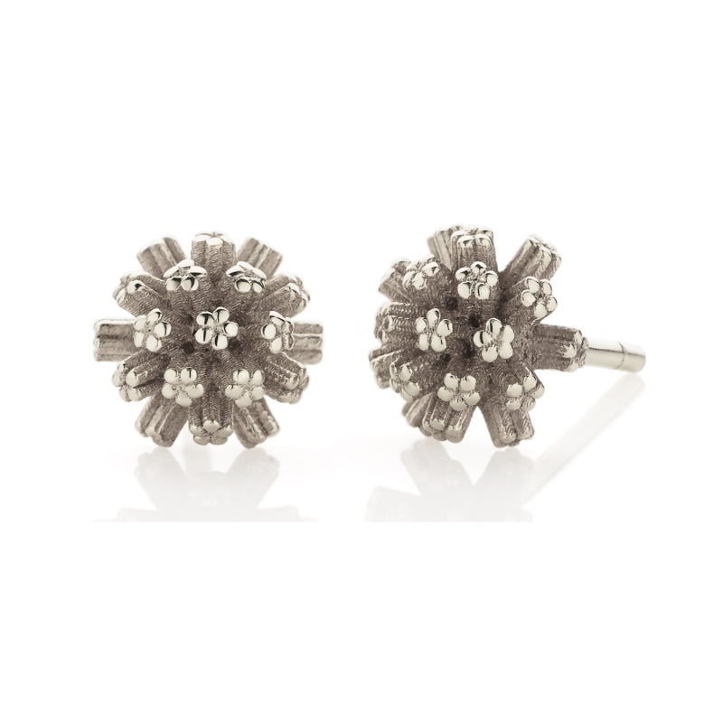 Pom pom store stud earrings