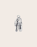 Sterling Silver Pair of Ballet Shoes Charm