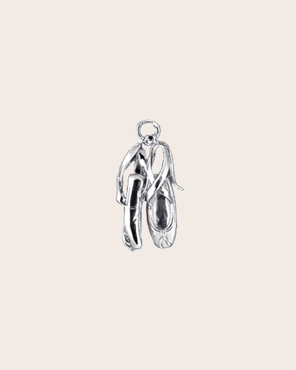 Sterling Silver Pair of Ballet Shoes Charm