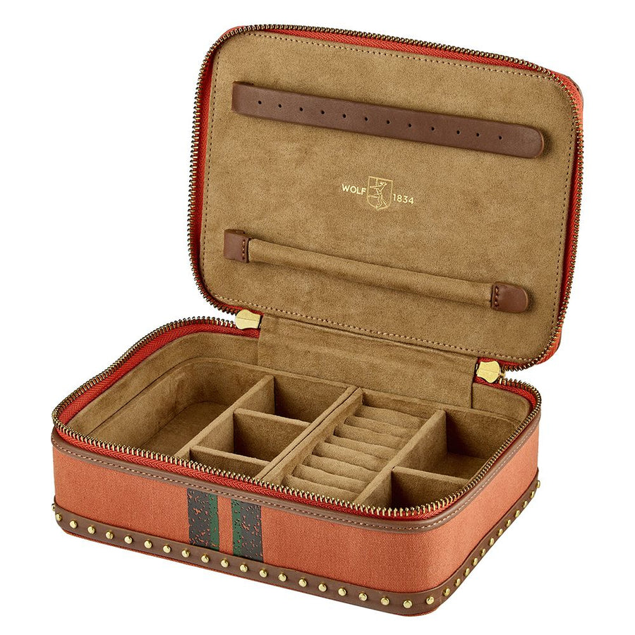 WOLF - Ida Orange Travel Zip Case