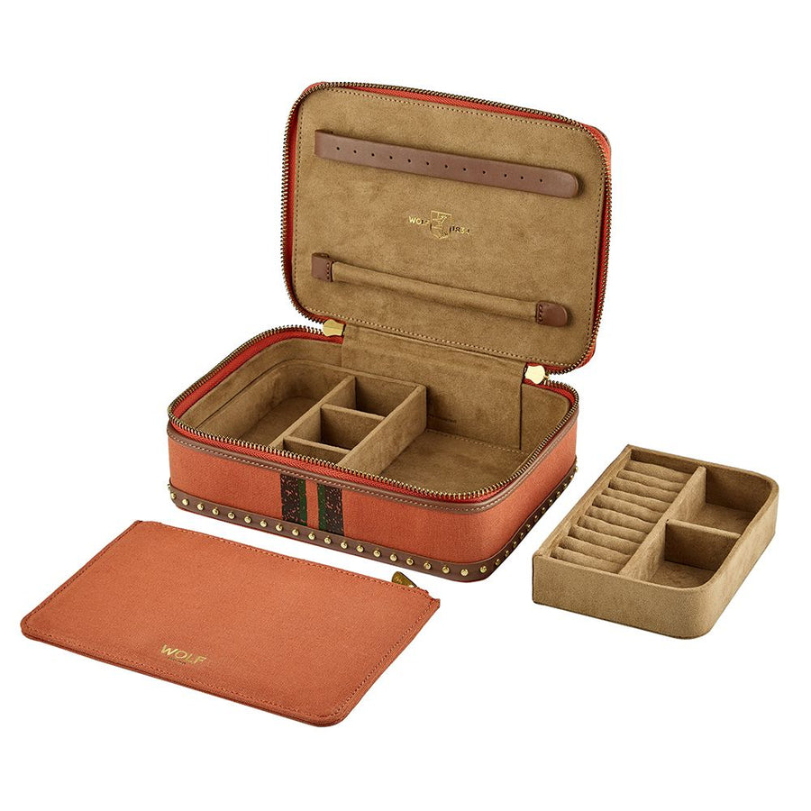 WOLF - Ida Orange Travel Zip Case