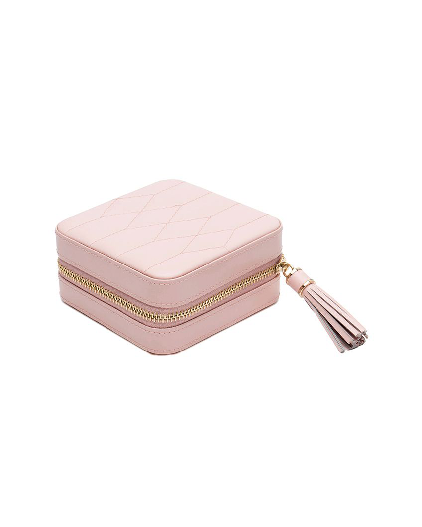 WOLF - Caroline Rose Quartz Zip Travel Case