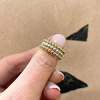 Sterling Silver Small 'Bubble' Bead Band