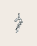 Sterling Silver Christmas Candy Cane Charm
