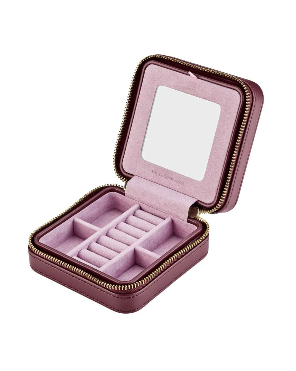 WOLF - Liberty Burgundy Small Travel Zip Case