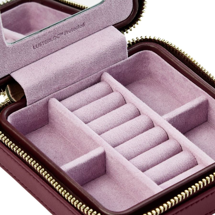 WOLF - Liberty Burgundy Small Travel Zip Case
