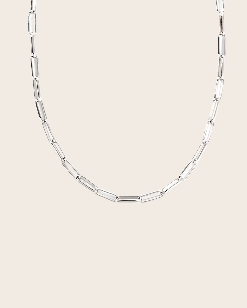Sterling Silver Long Diamond Cut Cable Chain