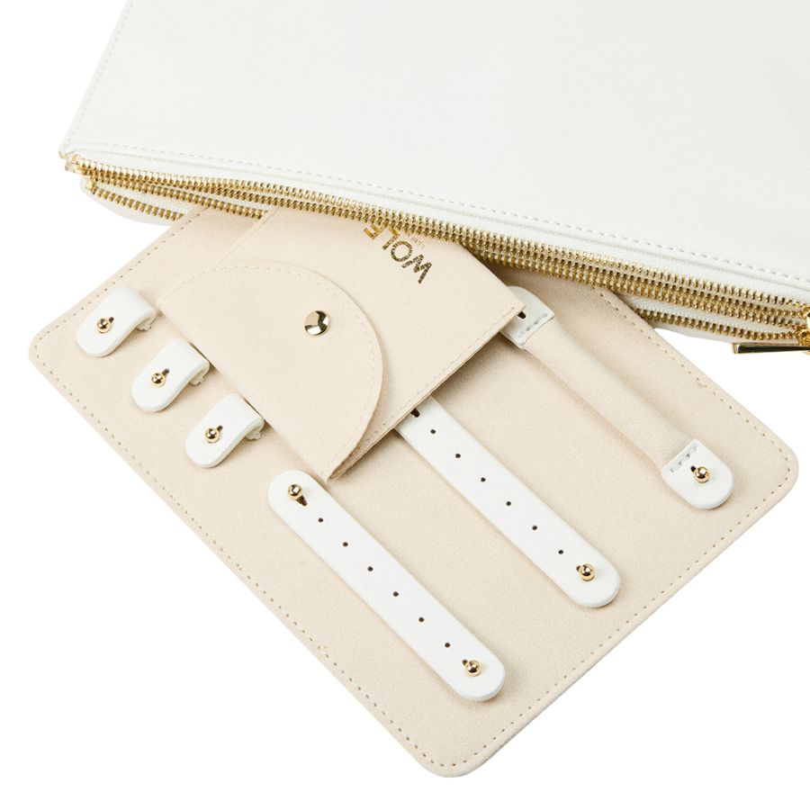 WOLF - Maria White Travel Pouch - Large
