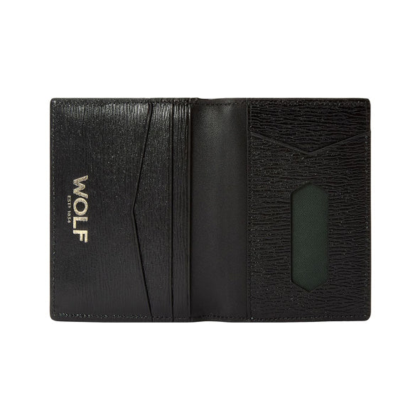 WOLF - Black 'W' Logo ID Card Case Holder