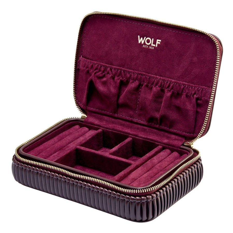 WOLF - Bella Bordeaux Travel Zip Case