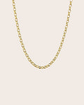 9ct Yellow Gold 'BO1' Oval Belcher Chain