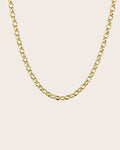 9ct Yellow Gold 'BO2' Oval Belcher Chain