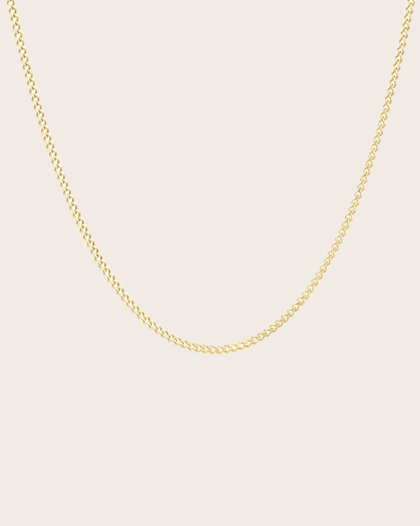 9ct Yellow Gold 'CD40' Diamond Cut Curb Chain