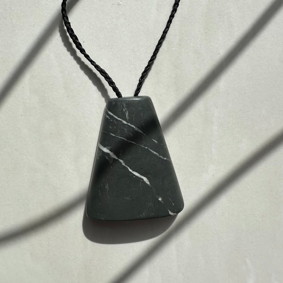 New Zealand Argillite Toki Pendant