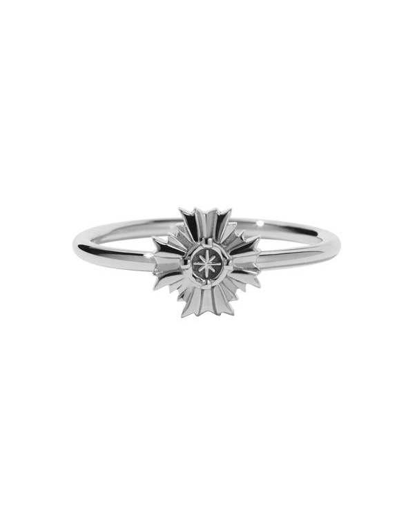 Meadowlark - Sterling Silver August Stacker Ring