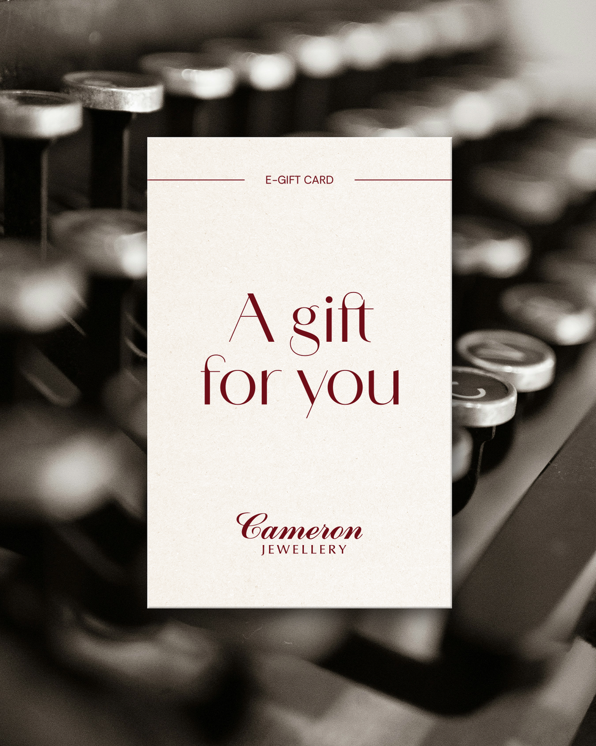 Type Key Gift Voucher
