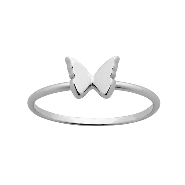 KAREN WALKER - Sterling Silver Mini Butterfly Ring