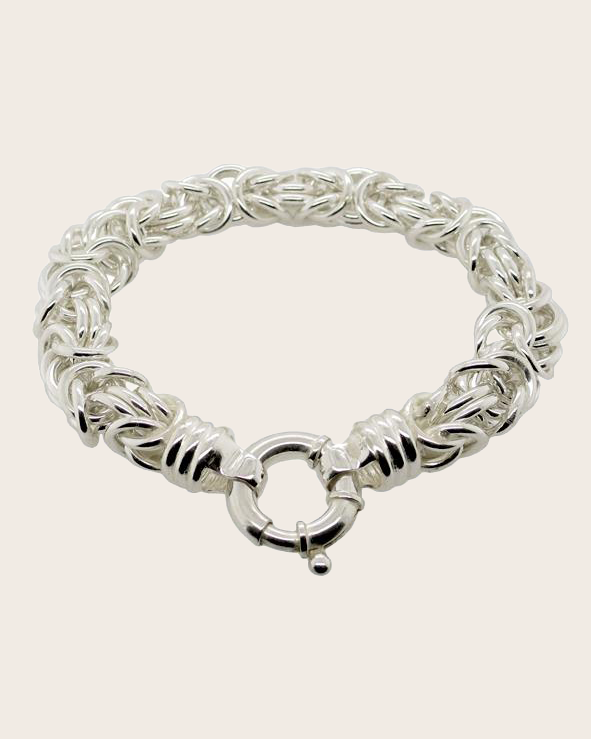 Sterling Silver Byzantine Bracelet
