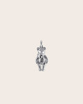 Sterling Silver Bear with Bow Charm