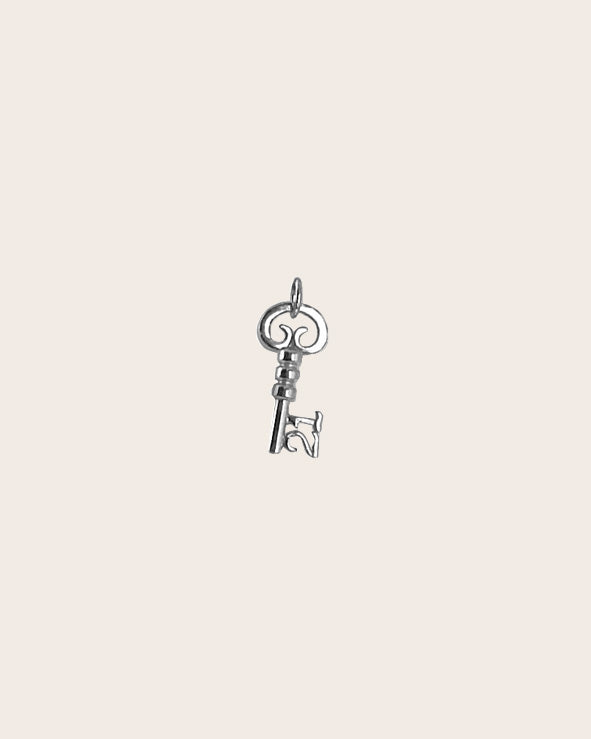 Stg Silver 21st Key Charm