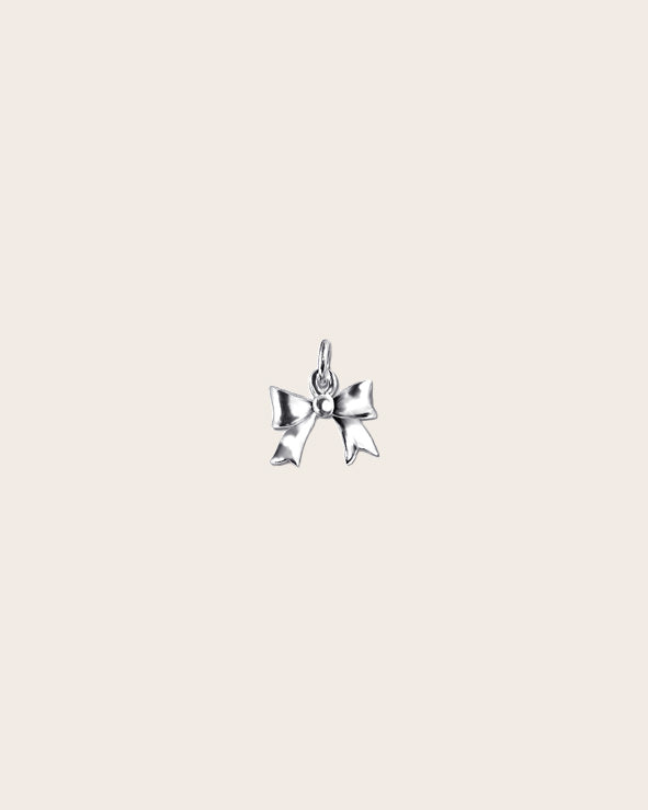 Sterling Silver Small Bow Charm