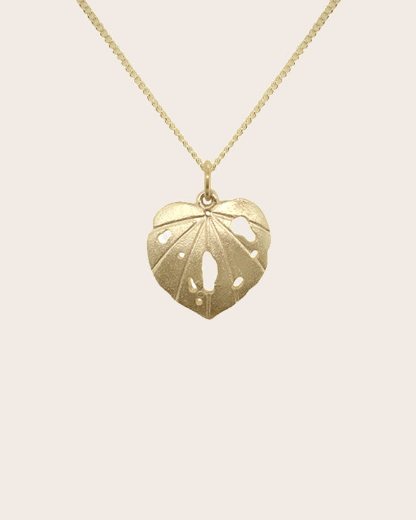 9ct Yellow Gold Kawakawa Pendant