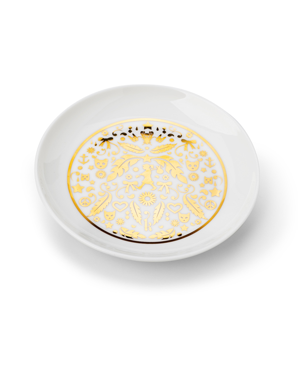 KAREN WALKER - Runaway Girl Filigree Jewellery Dish in White