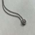 9ct White Gold 0.41 Carat Diamond Cluster Pendant