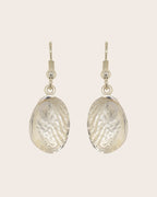 Sterling Silver Paua Shell Drop Earrings