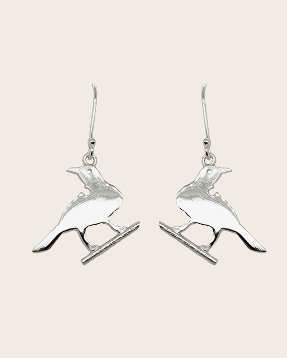 Sterling Silver Tui Drop Earrings