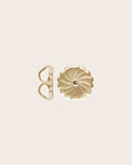 Sterling Silver Yellow Gold Plated Jumbo Earring Scrolls