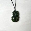 New Zealand Greenstone Medium 'Hei Tiki' Pendant
