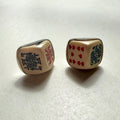 Sterling Silver Half Poker Dice Cufflinks