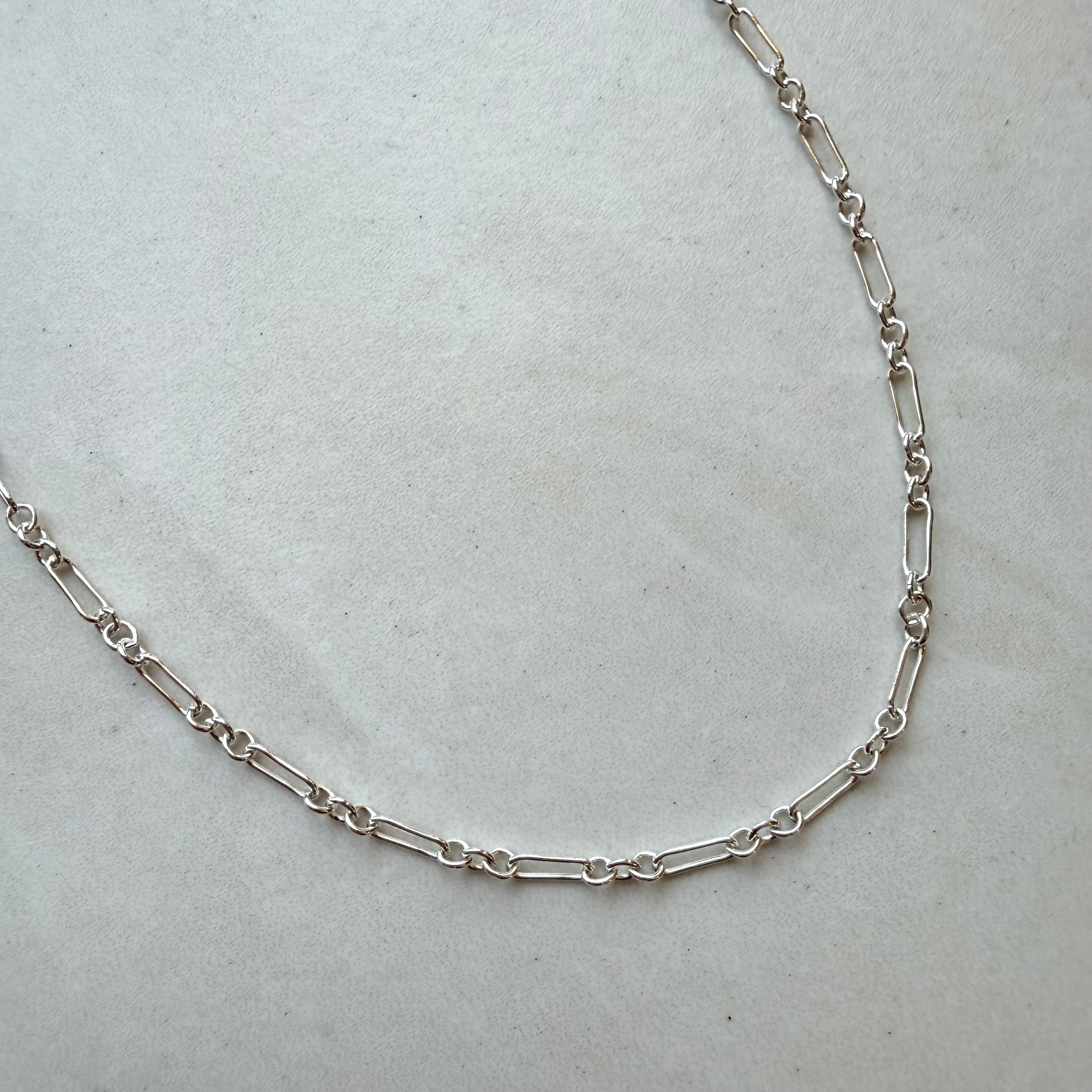 Sterling Silver 1:3 Figaro Chain Necklace