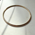 9ct Yellow Gold 2.4mm Round Wire Bangle