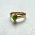 9ct Yellow Gold New Zealand Pounamu Ring