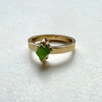 9ct Yellow Gold New Zealand Pounamu Ring