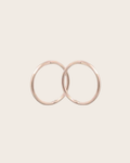 9ct Rose Gold 12mm Sleeper Earrings