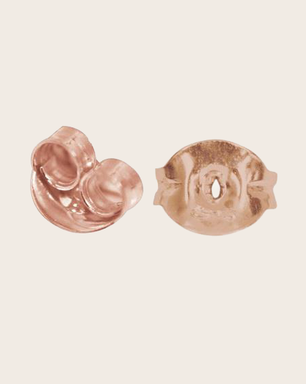 9ct Rose Gold Medium Earring Scrolls - Pair
