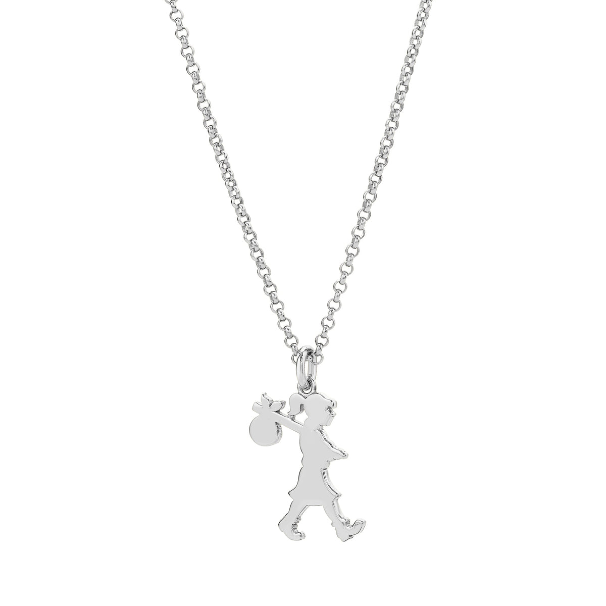 Karen Walker - Sterling Small Runaway Girl Necklace