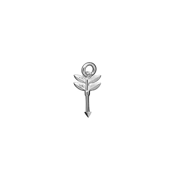 KAREN WALKER - Sterling Silver Mini Feather Arrow Charm
