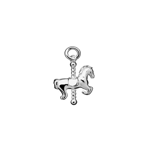 KAREN WALKER - Sterling Silver Mini Carousel Horse Charm