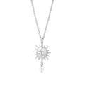 Karen Walker - Sterling Silver & Freshwater Pearl Sun Necklace
