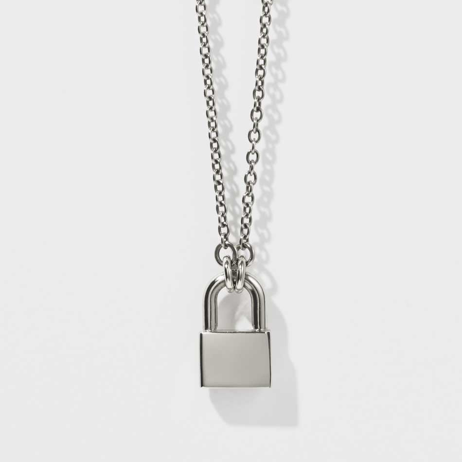 Meadowlark - Sterling Silver Medium Locked Necklace