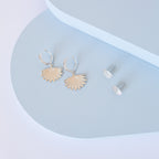 Boh Runga - Sterling Silver Mini Fan Tail Studs