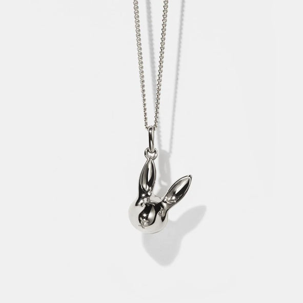 Meadowlark - Sterling Silver Bunny Charm Necklace