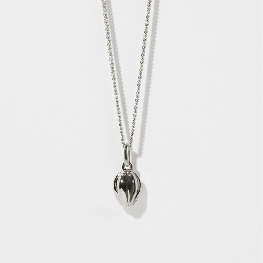 MEADOWLARK - Sterling Silver Tulip Charm Necklace