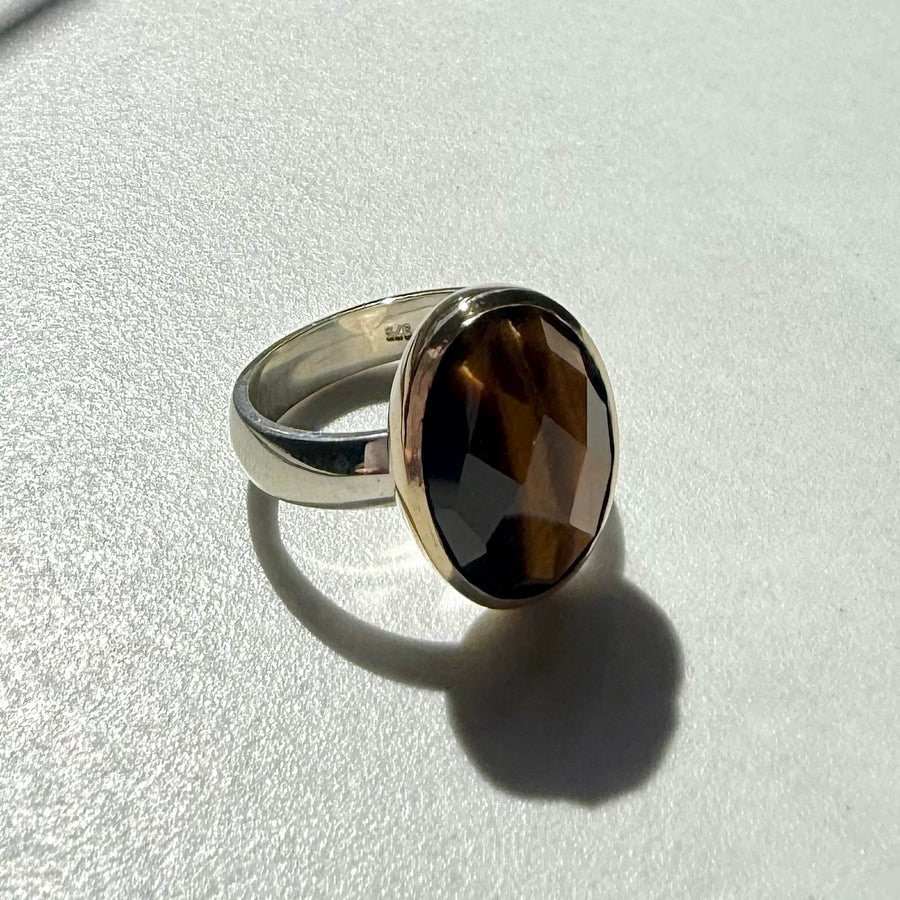 Sterling Silver Tigerseye Ring