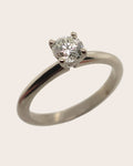 18ct White Gold 0.48ct Round Brilliant Cut Solitaire Diamond Ring