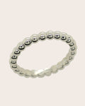 Sterling Silver Small 'Bubble' Bead Band